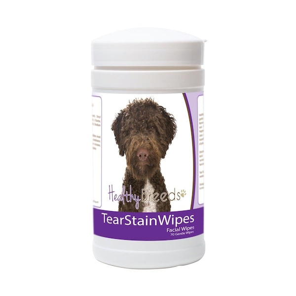 Healthy Breeds Lagotti Romagnoli Tear Stain Wipes - 70 Count, 70PK 840235176770 - main